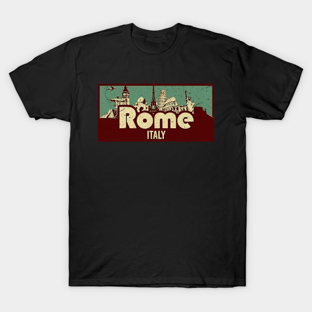 Rome Italy T-Shirt by SerenityByAlex